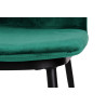KH1201100123.61.GREE Krzesło barowe DIEGO 65 zielone - welur, podstawa czarno złota King Home