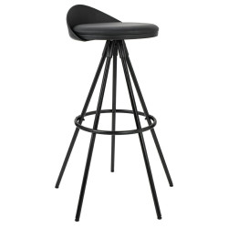 301-CCV Krzesło barowe LANZA 76 czarne King Home