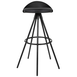 301-CCV Krzesło barowe LANZA 76 czarne King Home