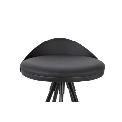 301-CCV Krzesło barowe LANZA 76 czarne King Home