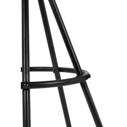 301-CCV Krzesło barowe LANZA 76 czarne King Home
