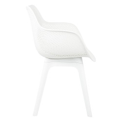 KH010100213 Krzesło LANDI białe - polipropylen King Home