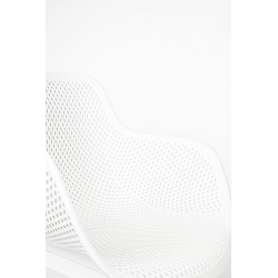 KH010100213 Krzesło LANDI białe - polipropylen King Home