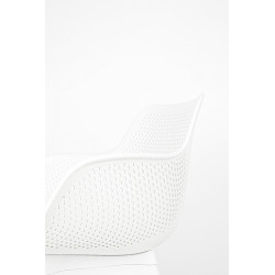 KH010100213 Krzesło LANDI białe - polipropylen King Home