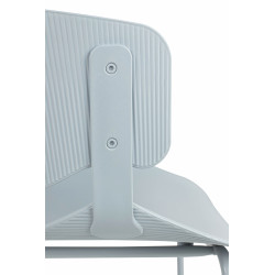 ARM-001.GREY Krzesło GARRET jasnoszare King Home