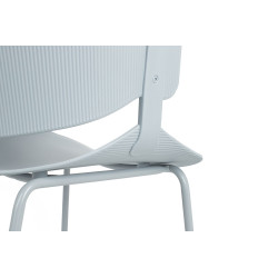 ARM-001.GREY Krzesło GARRET jasnoszare King Home