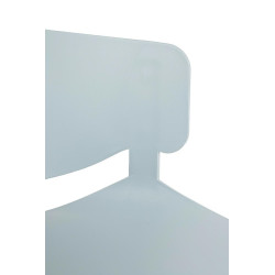 ARM-001.GREY Krzesło GARRET jasnoszare King Home