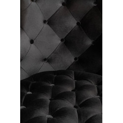 KH1501100108 Fotel LORD złoty / czarny King Home