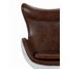 KH1501100205 Fotel EGG AVIATOR PU brązowy King Home