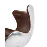 KH1501100205 Fotel EGG AVIATOR PU brązowy King Home