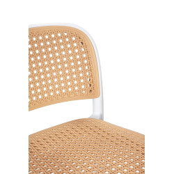 KH010100246 Krzesło barowe WICKY białe King Home