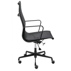 KH1501100177 Fotel biurowy AERON PREMIUM czarny - siatka, aluminium King Home