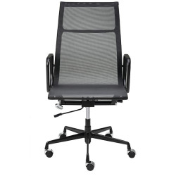KH1501100177 Fotel biurowy AERON PREMIUM czarny - siatka, aluminium King Home
