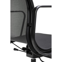 KH1501100177 Fotel biurowy AERON PREMIUM czarny - siatka, aluminium King Home