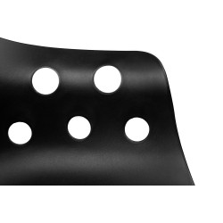 CHE-012 Krzesło JASON czarne - polipropylen, metal King Home