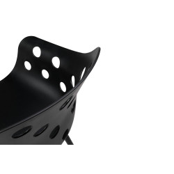 CHE-012 Krzesło JASON czarne - polipropylen, metal King Home