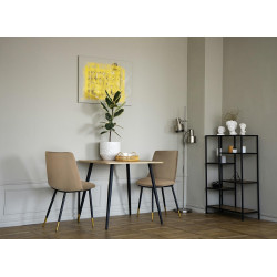 KH1201100122.32 Krzesło DIEGO khaki / beżowe King Home