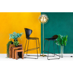 PC-148A.76 Krzesło barowe ROLF czarne 76 King Home