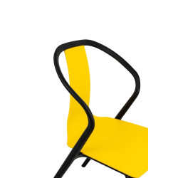 KH010100920 Krzesło VINCENT żółte King Home