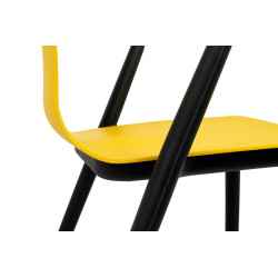 KH010100920 Krzesło VINCENT żółte King Home