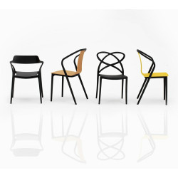 KH010100920 Krzesło VINCENT żółte King Home