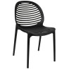KH010100217 Krzesło SUNNY czarne - polipropylen King Home