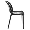 KH010100217 Krzesło SUNNY czarne - polipropylen King Home