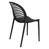 KH010100217 Krzesło SUNNY czarne - polipropylen King Home