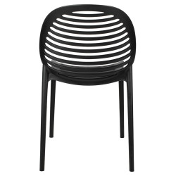 KH010100217 Krzesło SUNNY czarne - polipropylen King Home