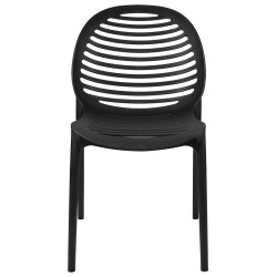 KH010100217 Krzesło SUNNY czarne - polipropylen King Home