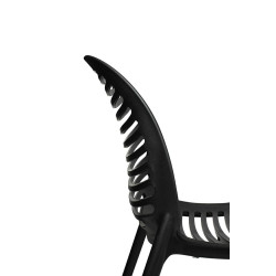 KH010100217 Krzesło SUNNY czarne - polipropylen King Home