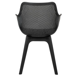 KH010100225 Krzesło LANDI czarne - polipropylen King Home