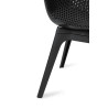 KH010100225 Krzesło LANDI czarne - polipropylen King Home
