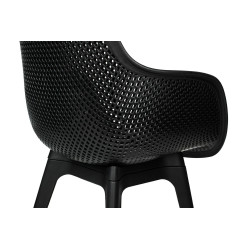 KH010100225 Krzesło LANDI czarne - polipropylen King Home