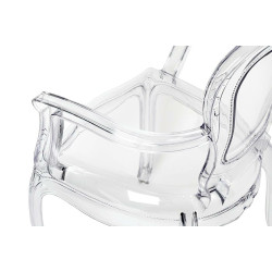777-APC Krzesło KING ARM transparentne - poliwęglan King Home
