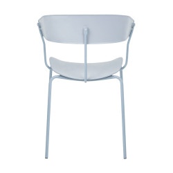 PC-161.GREY Krzesło JETT jasnoszare - polipropylen, metal King Home