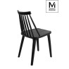 PC-104S.BLACK MODESTO krzesło RIBS BLACK czarne - polipropylen King Home