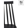 PC-104S.BLACK MODESTO krzesło RIBS BLACK czarne - polipropylen King Home