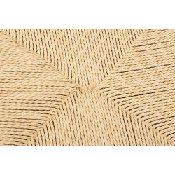 KH1501100117 Krzesło WISHBONE natural - drewno bukowe, naturalne włókno King Home