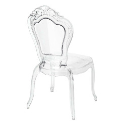 666-APC Krzesło KING transparentne - poliwęglan King Home