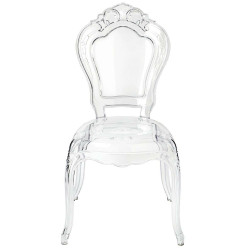 666-APC Krzesło KING transparentne - poliwęglan King Home