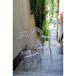 666-APC Krzesło KING transparentne - poliwęglan King Home