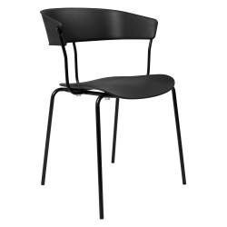 PC-161 Krzesło JETT czarne - polipropylen, metal King Home