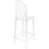 KH010100215 Krzesło barowe VICTORIA 75 cm transparentne King Home