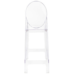KH010100215 Krzesło barowe VICTORIA 75 cm transparentne King Home