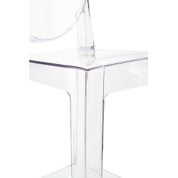 KH010100215 Krzesło barowe VICTORIA 75 cm transparentne King Home