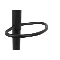 KH010100966 Krzesło barowe VOLT regulowane czarne / ciemny wiąz King Home