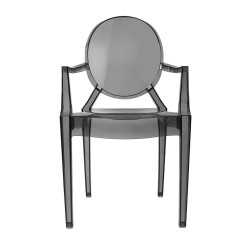 124-APC.DYMIONY Krzesło LOUIS dymione - poliwęglan King Home