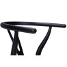 KH1501100118 Krzesło WISHBONE czarne - drewno bukowe, naturalne włókno King Home
