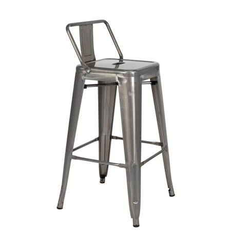 KH010100972 Krzesło barowe TOWER BACK 66 (Paris) metal King Home